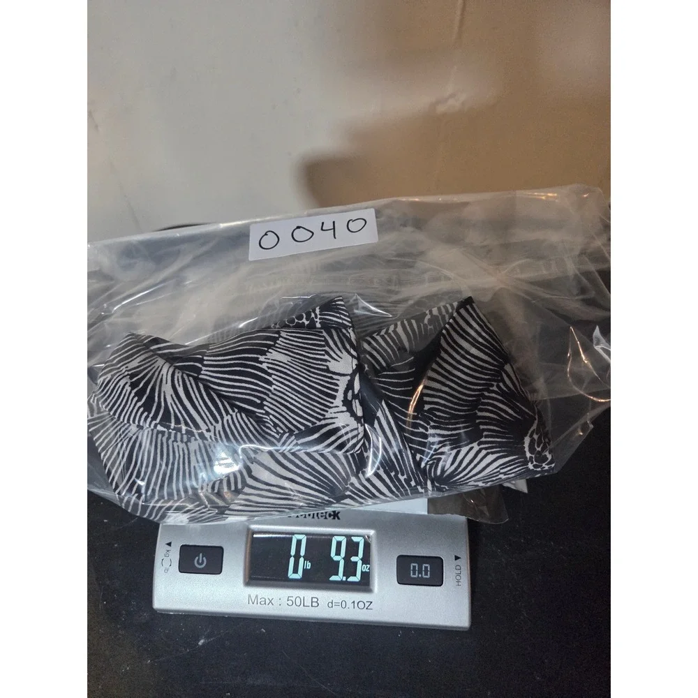 Spring Flowy Black White Floral Maxi Skirt Womens XS Graphic Print Lined Express - Picture 7 of 7